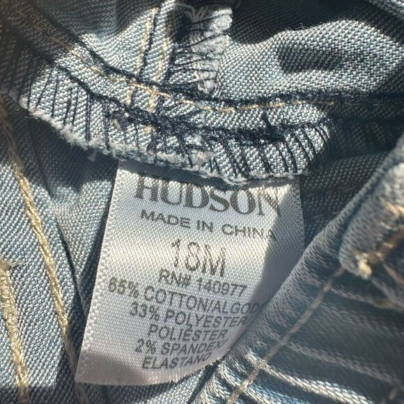 NEW Hudson Baby Girls Lightwash Jeans Size  18M - Picture 4 of 4